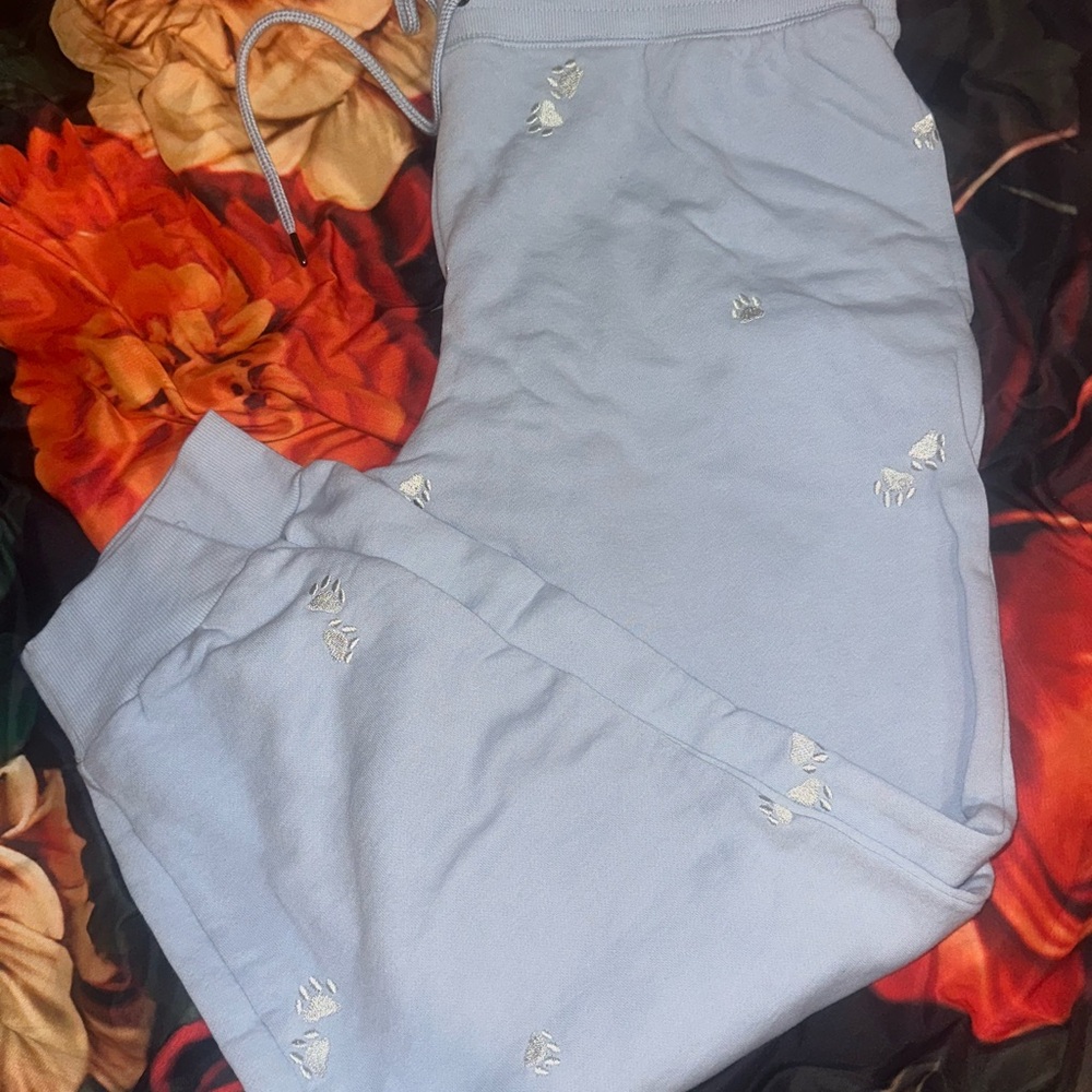 Honeydew Light Blue Sweat Pamts